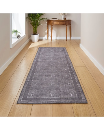 Catherine Lansfield Deco Peacock Washable Runner