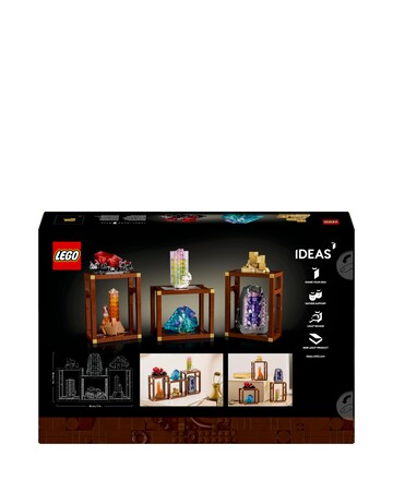 LEGO Ideas Mineral Collection, Crystal Display Shelves 21362