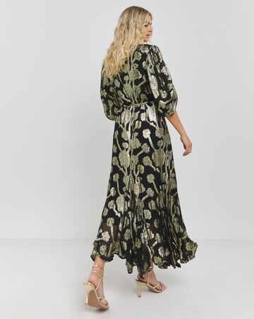 Joanna Hope Jacquard Wrap Dress