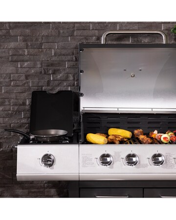 Charles Bentley 4 Burner Gas BBQ with Side Burner