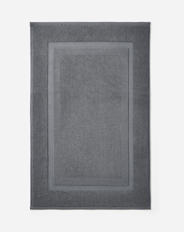 Egyptian Cotton Bath Mat - Anthracite
