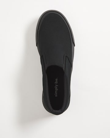 Nielson Slip On Chunky Sole Trainers - Extra Wide Fit (EEE)
