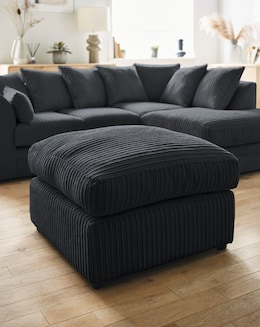 Ferguson Jumbo Cord Footstool