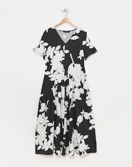 Soft Touch Asymmetric Seam Maxi Dress