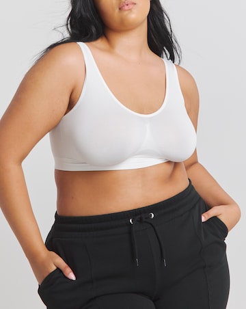 Pretty Secrets (3 Pack) Comfort Tops (Fits Up To D) White
