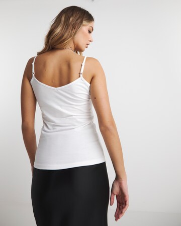 White V Neck Cami Vest