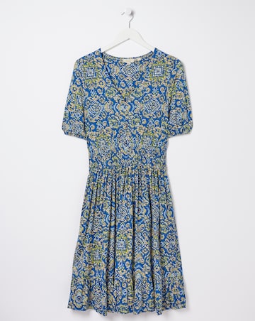 FatFace Lottie Aztec Texture Jersey Dress