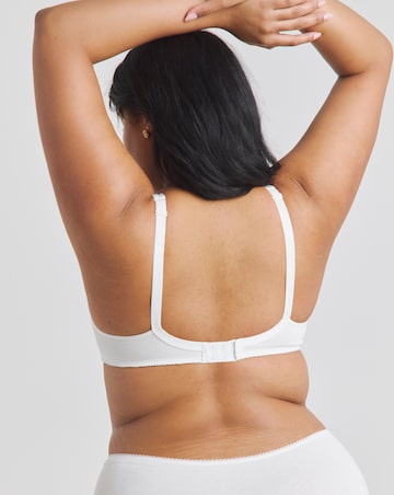 Pretty Secrets (2 Pack) Sally Minimiser Non Wired Bras (C-L) White/White