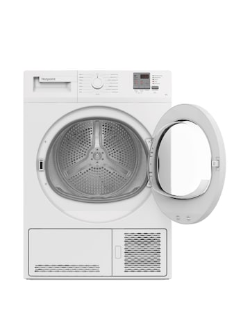 Hotpoint C HD C82 WWGD UK Condenser Tumble Dryer 8kg White + Install