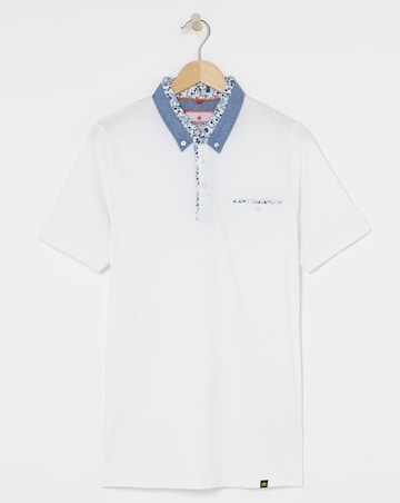 Joe Browns Printed Collar Polo Long Length