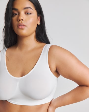 Pretty Secrets (3 Pack) Comfort Tops (Fits Up To D) White