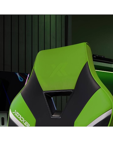 X Rocker Tempest Ergonomic PC Office Gaming Chair - Green