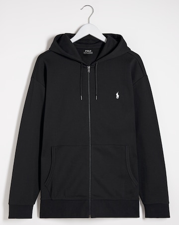 Polo Ralph Lauren Black Zip Through Hoodie