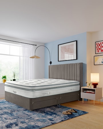 Silentnight 3000 Pocket Gel Box Top Divan Set with 4 Drawers