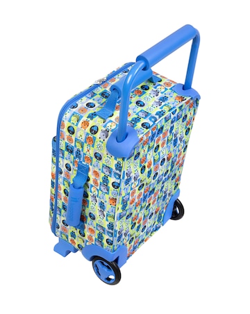 IT Luggage Curiosity Kids Underseat Suitcase - Blue Minimals