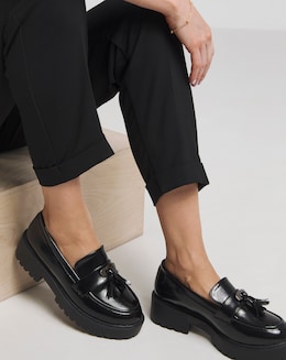 Jolene Tassle Chunky Loafer - Extra Wide Fit (EEE)