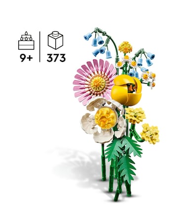LEGO Botanicals Petite Sunny Bouquet Flower Decor Building Kit for Kids 10347