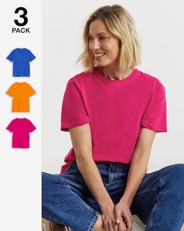3 Pack Crew Neck T-Shirt