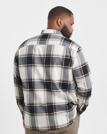 Jack & Jones Charge Checked Shirt - Cream