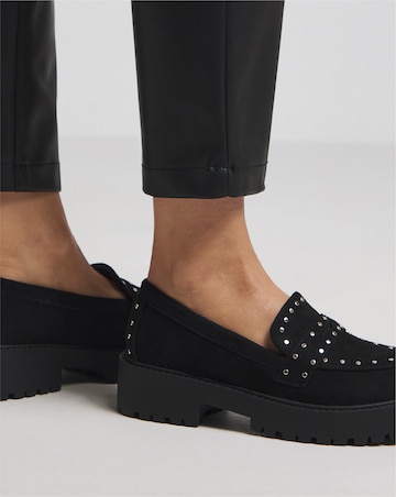 Camila Chunky Stud Loafer Wide E Fit