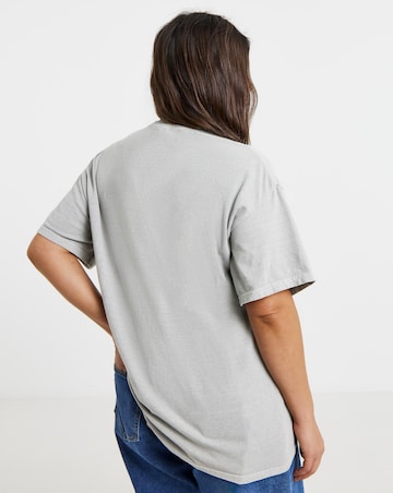 Washed Grey David Bowie License T-Shirt