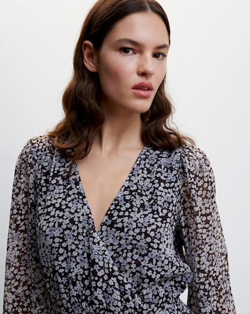 Mango Flower Print Dress