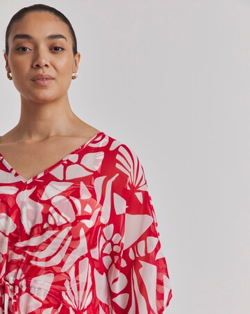 Magisculpt Shell Print Kaftan