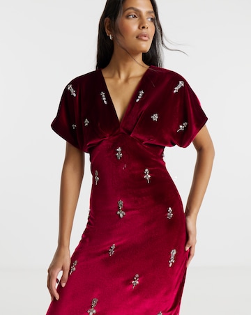 Hope & Ivy Farah Midi Dress