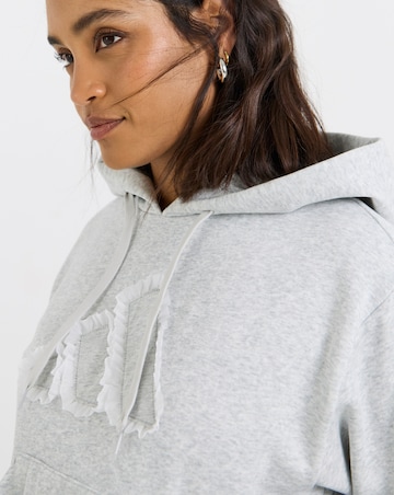 adidas Ruffled Logo Hoodie