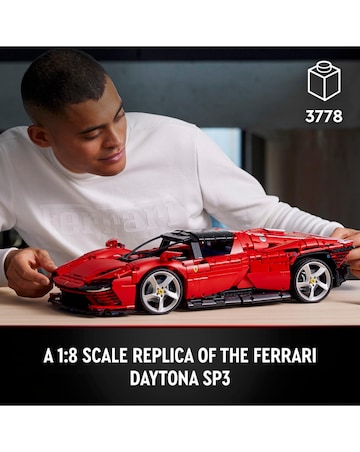 LEGO Technic Ferrari Daytona SP3 Model Race Car Set 42143