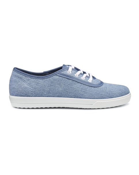 Hotter Mabel Wide Fit Canvas Lace-Up
