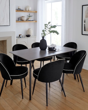 Hale Table with 6 Camille Chairs