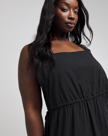 Nobody's Child Black Zainub Midi Dress