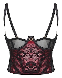 Simply Be Cupless Underwire Lace Longline Bra