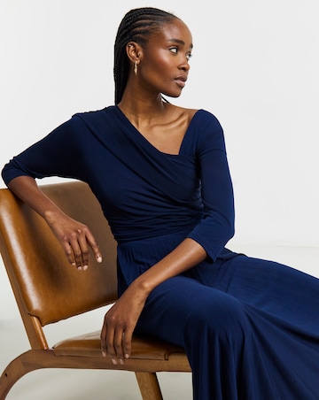 Joanna Hope Pleated Jersey Dress