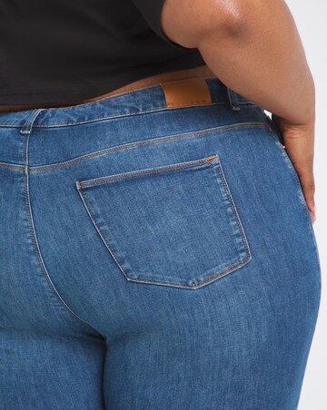 Chloe Mid Blue High Waist Distressed Skinny Jeans