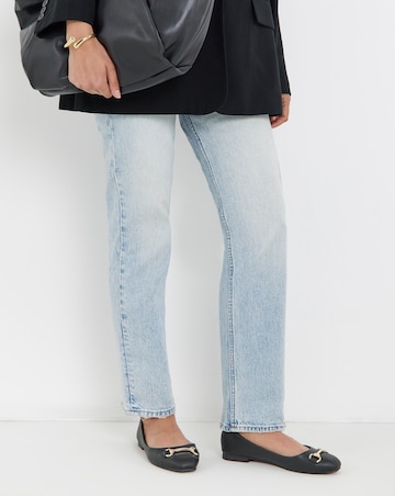 Tandra Classic Ballerina With Snaffle Trim - Wide Fit (E)