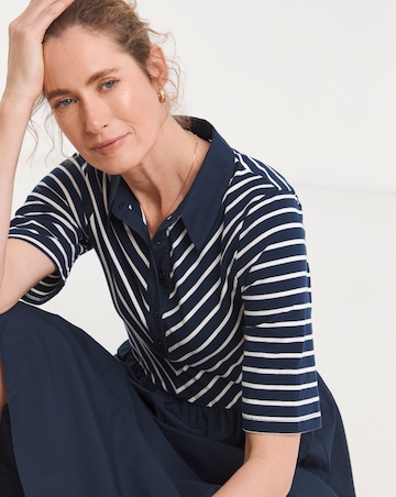 Stripe Rib 2 in 1 Dress