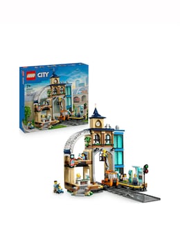 LEGO City Central Train Station Set for Fans of Construction Toys 60469