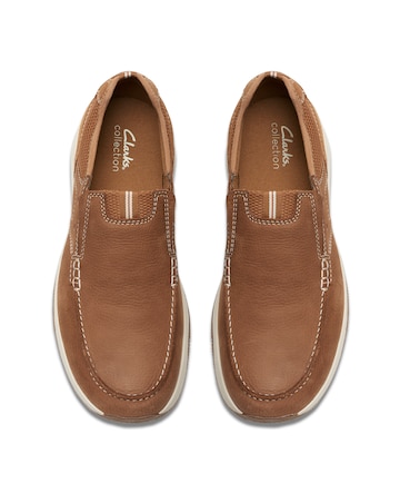 Clarks Sailview Step Shoes - Tan