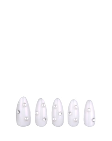 BLK Listed Instant Acrylic Nails, Iced Out