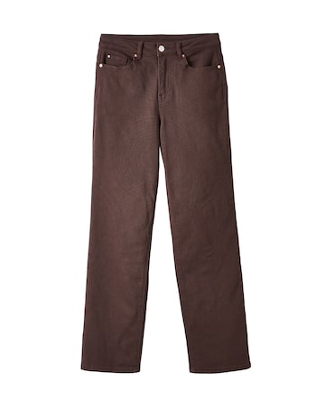 Chocolate Straight Leg Jeans