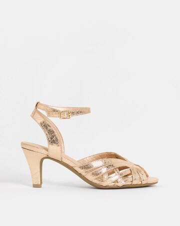 Waltz Round Toe Caged Heels - Extra Wide Fit (EEE)