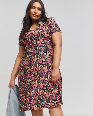 Joe Browns Perfect Parrot Jersey Midi Dress