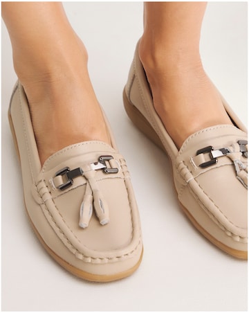 Samara Leather Loafers - Wide Fit (E)
