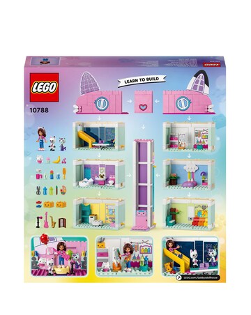 LEGO Gabby's Dollhouse Toy Playset with 4 Figures 10788