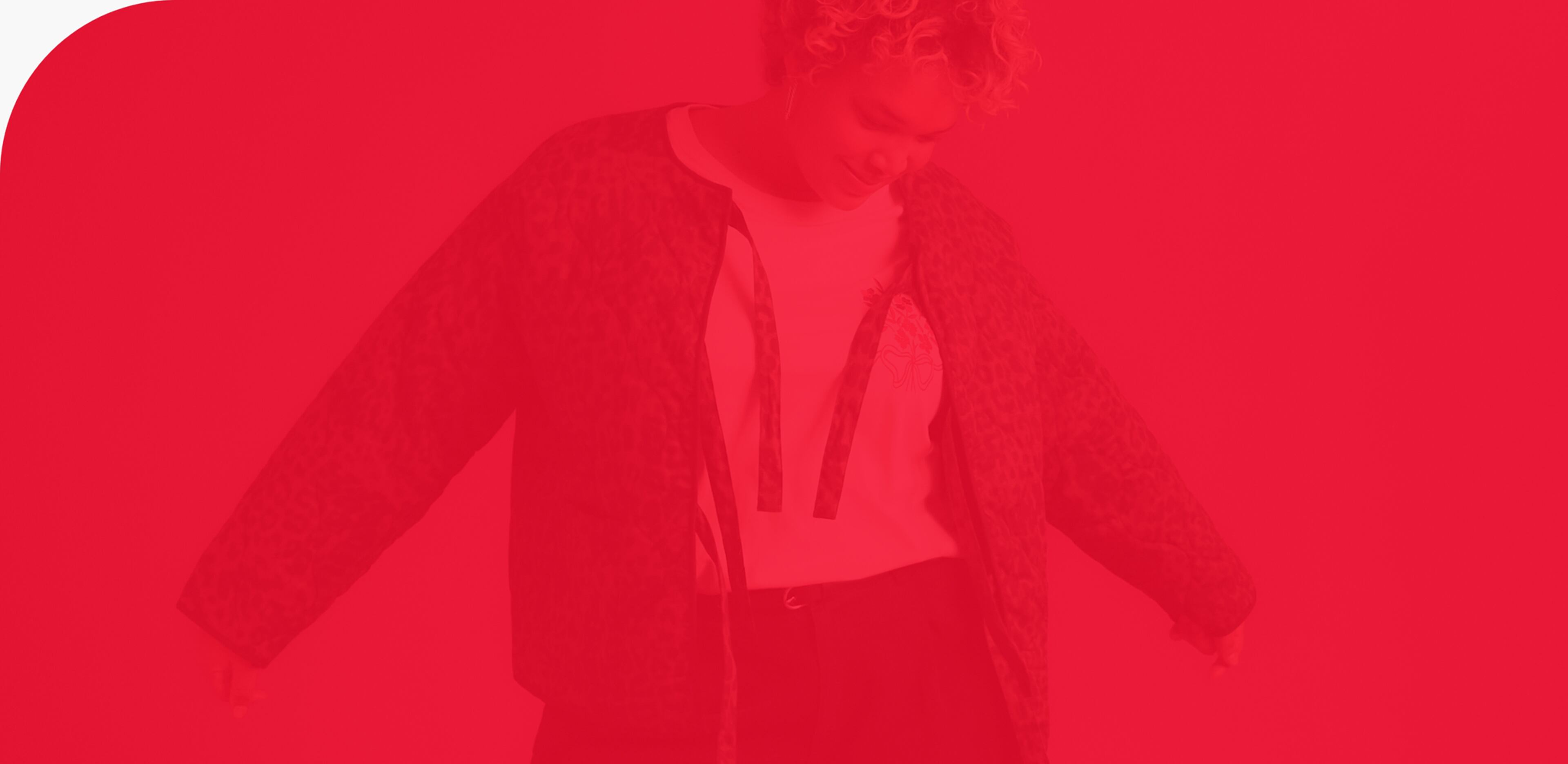 Up to 40% off home & tech, living room image showing a sofa, coffee table and accent chair