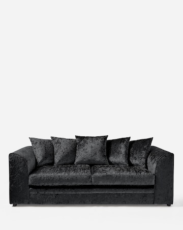 Chicago Crushed Velvet 3 Seater Sofa