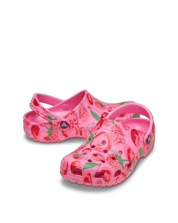 Crocs Pink Lemonade Classic Retro Summer Clog - Standard Fit