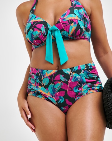 Joe Browns Floral Print High Waist Bikini Bottoms